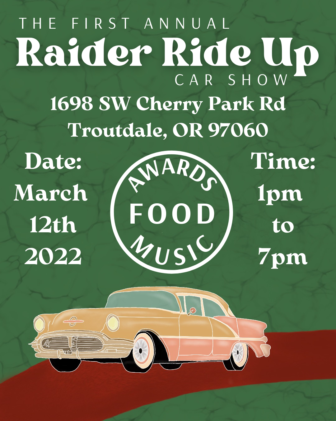 1st Annual Raider Ride Up Car Show