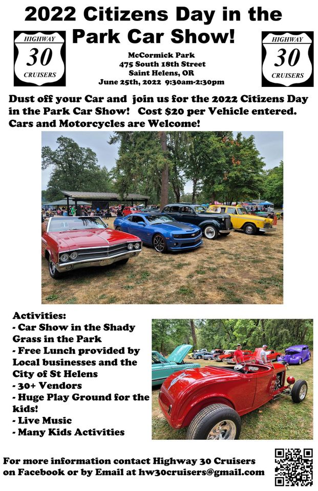 2022 Citizens Day in the Park Car Show