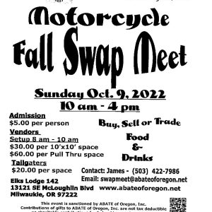 Fall Motorcycle Swap Meet