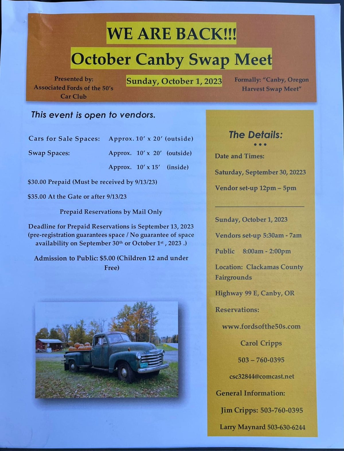 Canby Swap Meet