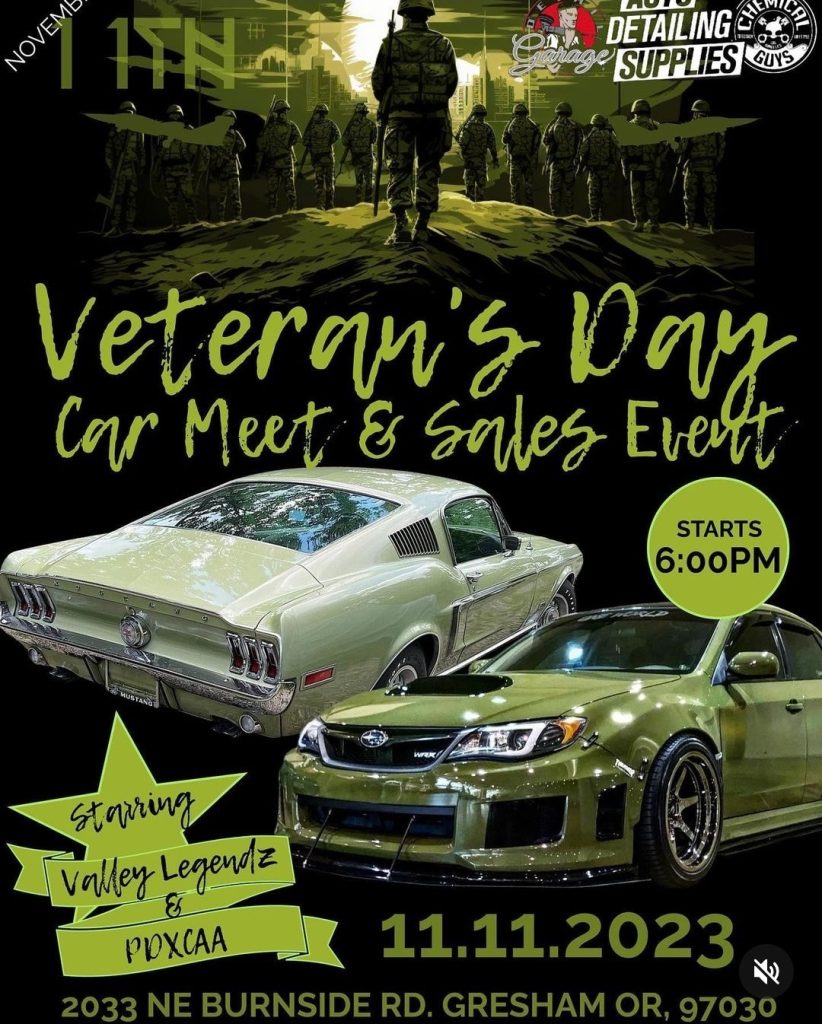 Veteran's Day Car Meet