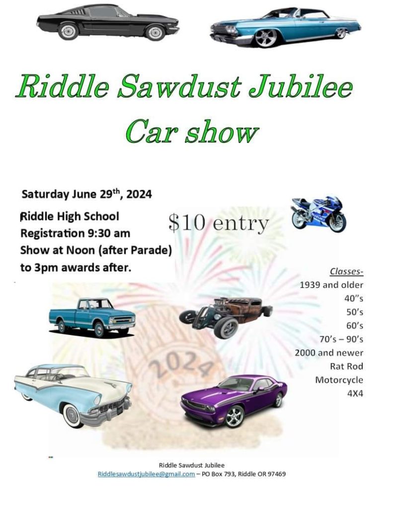Sawdust Jubilee Car Show