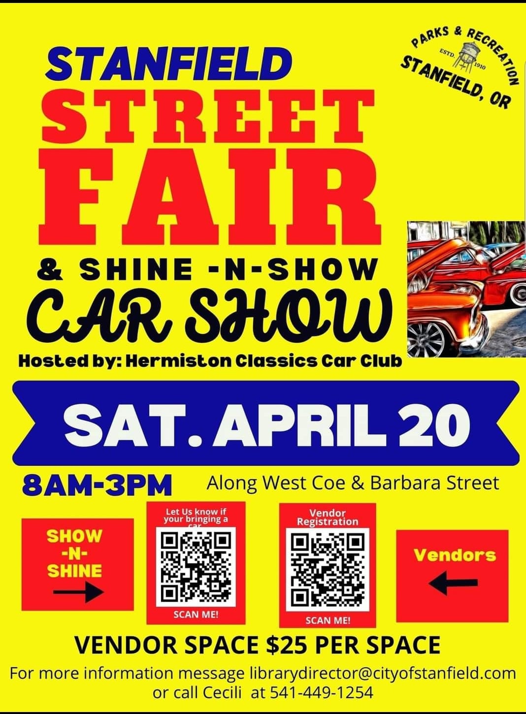 Stanfield Street Fair Car Show