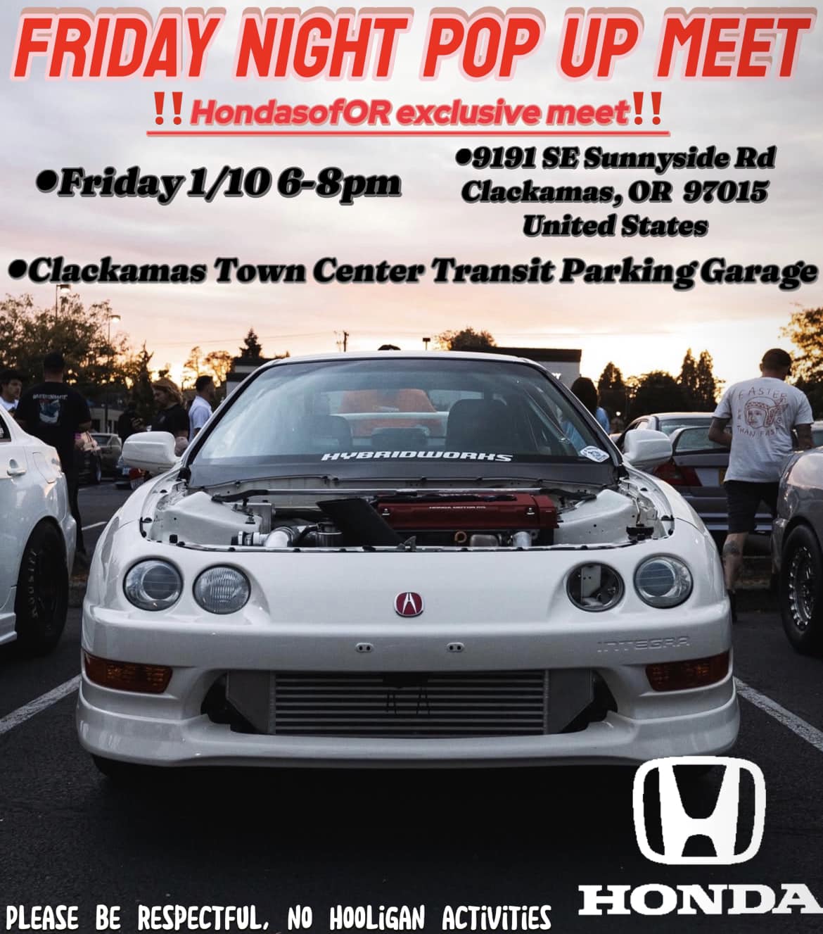 Friday Night Pop Up Meet