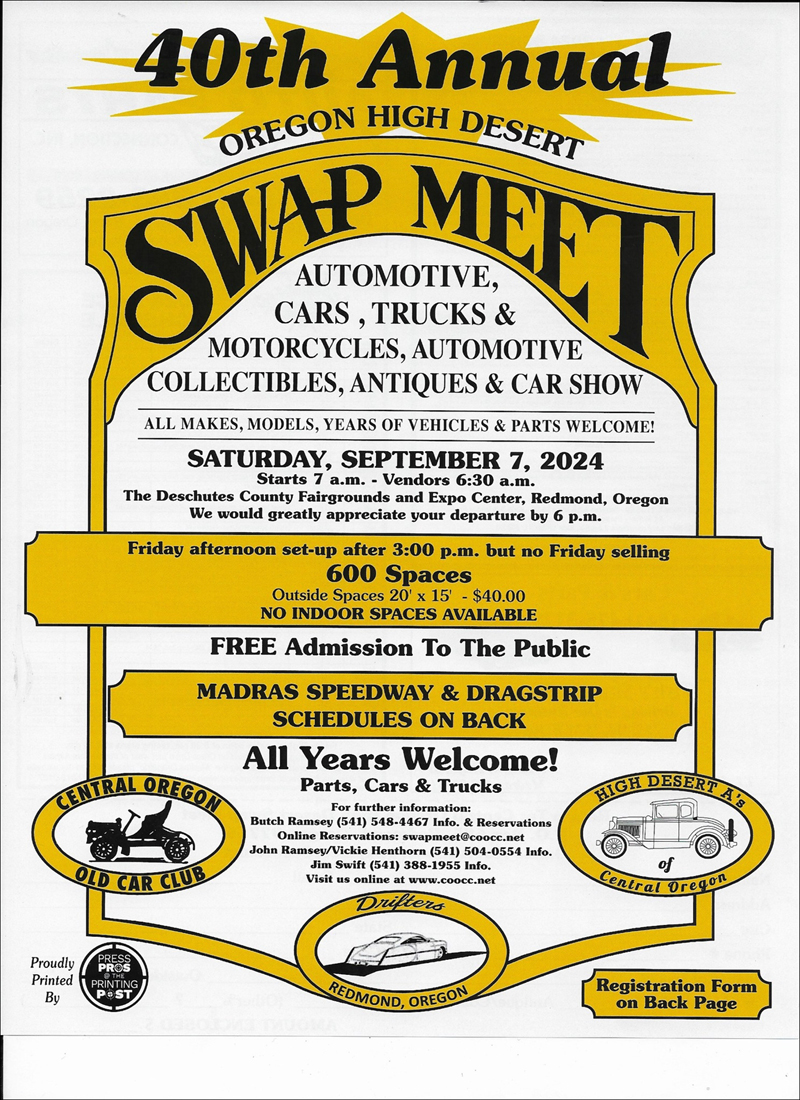 Oregon High Desert Swap Meet